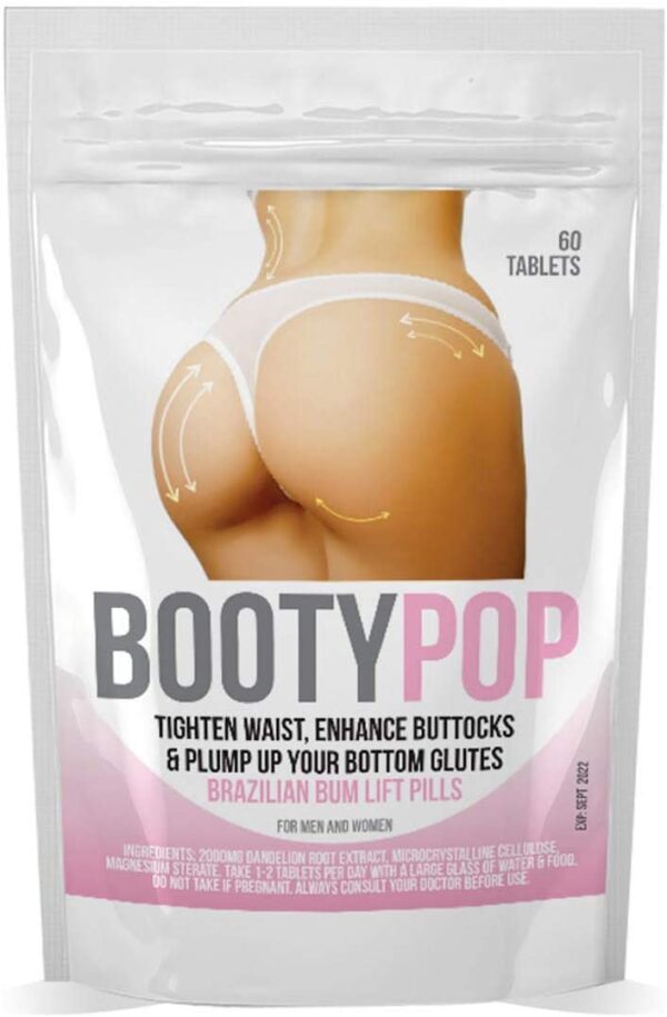 Bum Enlargement Pills, Butt Enhancer Tablet, Tone Round Firm Uplift Bigger Ass