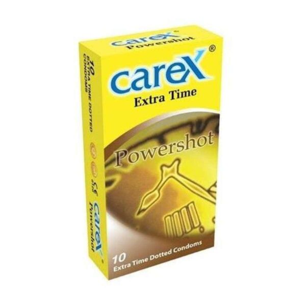 Carex Power Shot Dotted Condom 1 pack (10pcs)